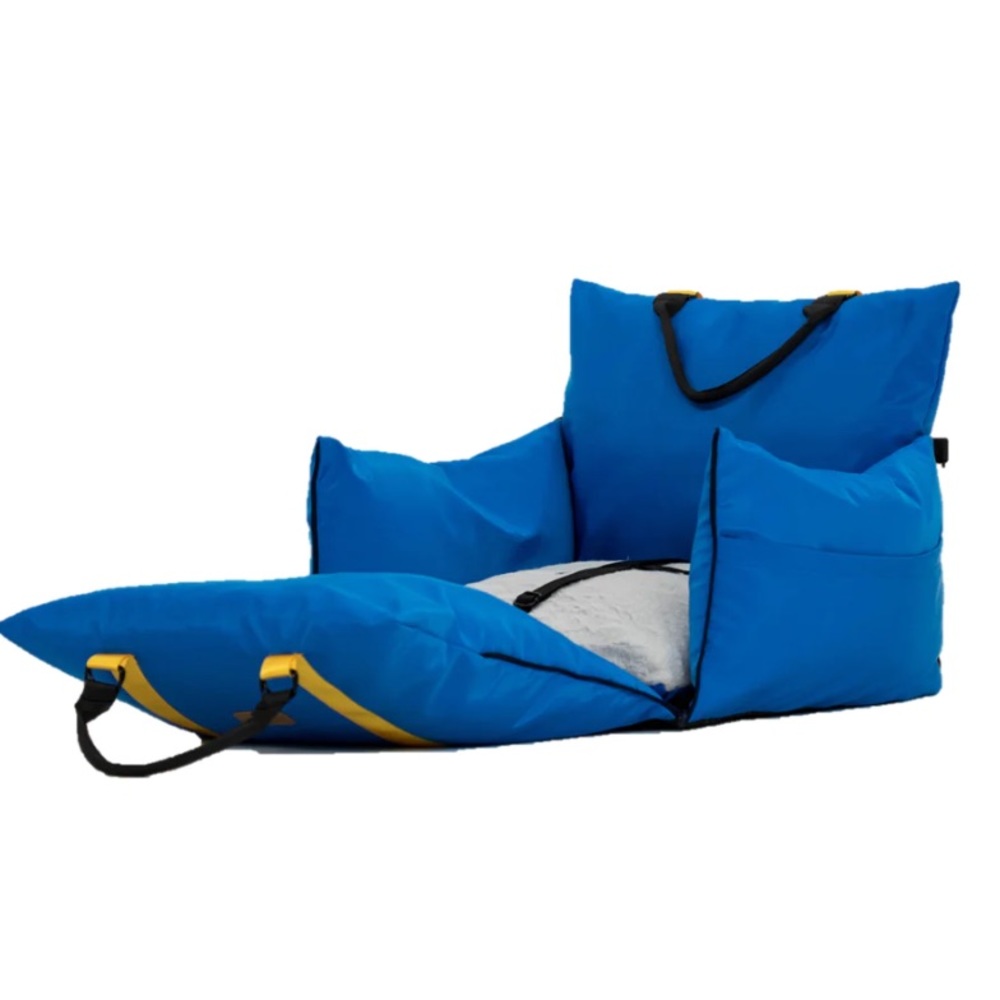 Brand New! Blue Perrouno Travel Dog Bed!